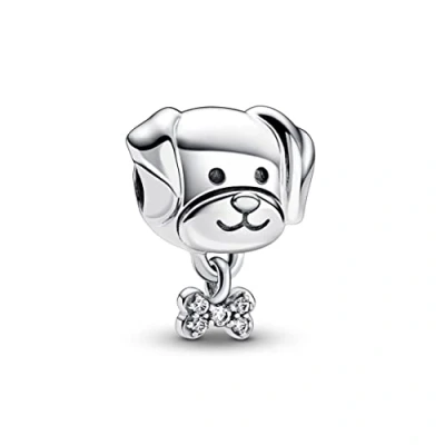 Abbildung von Pandora PET DOG &amp; BONE Charm, Damen, Größe: One Size, Silver coloured