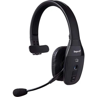 Abbildung von Jabra BlueParrott New B450 XT Mono Bluetooth Over Ear Headset 96 % Noise Cancelling mit Sprachsteuerung für unterwegs und in lärmintensiver Umgebung Schwarz