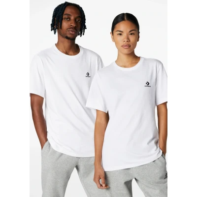 Abbildung von Converse Embroidered STAR Chevron TEE Unisex Tshirt basic, Größe: 3XL, White