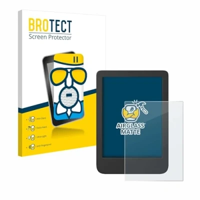 Abbildung von BROTECT Entspiegelungs Schutzglas für Tolino Shine 5 2024 Schutz Folie Panzerfolie Glas Matt [Extrem Kratzfest 9H, Anti Reflex, Fingerprint]