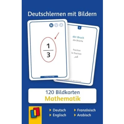 Abbildung von Mathematik: 120 Bildkarten auf Deutsch, Englisch, Französisch und Arabisch (Deutschlernen mit Bildern)