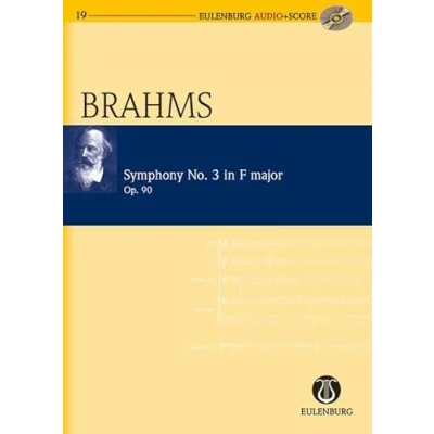 Abbildung von Sinfonie Nr. 3 F Dur: op. 90. Orchester. Studienpartitur + CD. (Eulenburg Audio+Score, Band 19)