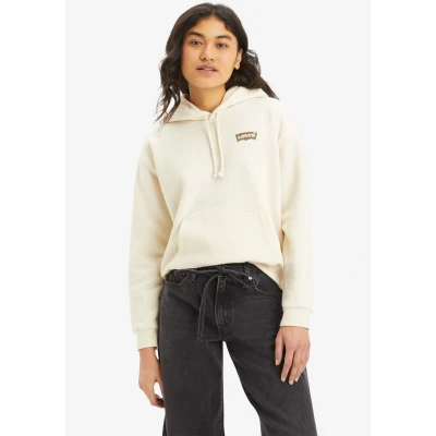 Abbildung von Levi&#039;s Graphic Everyday Hoodie Sweatshirt, Damen, Größe: Medium, White swan