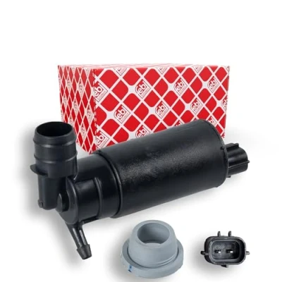 Abbildung von FEBI BILSTEIN 109264 Waschwasserpumpe 12 TOYOTA: Avensis II Schrägheck, Yaris I Corolla IX HONDA: CR V 2, CIVIC 7 Hatchback