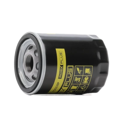 Abbildung von RIDEX PLUS 7O0238P Ölfilter M 22 X 1.5 6H mit einem Rücklaufsperrventil Anschraubfilter FORD: Transit V363 Kastenwagen, Custom V362 Bus