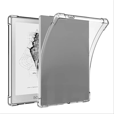 Abbildung von GIOPUEY Hülle für Boox Go 6/Poke 5/Poke 5S, Weiche TPU Rückenschale, Dünne Abdeckung, Airbag Schutz, Case Kompatibel mit 5S Transparentes