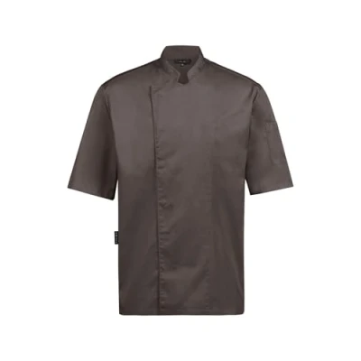 Abbildung von GREIFF Gastro Moda Cuisine Herren Kochjacke Kurzarm Regular Taupe M