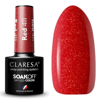 Abbildung von CLARESA Gel Politur ROT 411 5g