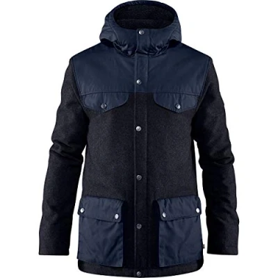 Abbildung von FJALLRAVEN Herren Greenland Re Wool Jacke M, Nachthimmel, S