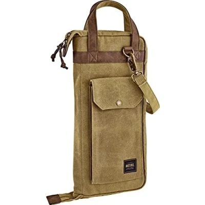 Abbildung von Meinl Cymbals Drumstick Tasche Khaki Waxed Canvas Collection Gigbag für Sticks, Mallets, Jazz Besen und Rods aus robustem Textilgewebe mit starkem Tragegriff — Schlagzeug Zubehör (MWSKH)