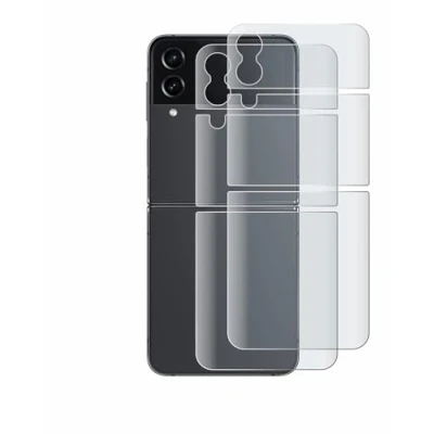 Abbildung von BROTECT Full Cover Schutzfolie Matt für Samsung Galaxy Z Flip 4 (Rückseite) (2 Stück) Screen Displayschutz Folie, 3D Curved, Anti Reflex