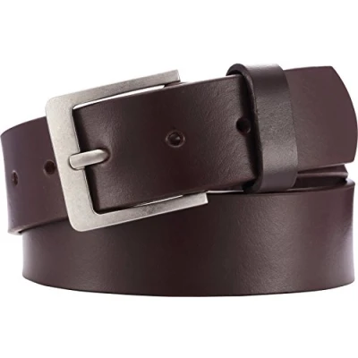 Abbildung von Playshoes Unisex Kinder Leder Gürtel 30 Mm Breite 601521, 4 Braun, 65