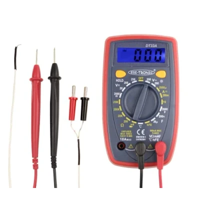 Abbildung von edi tronic Digital Multimeter Voltmeter Spannungsprüfer Kapazität Messgerät Temperatur