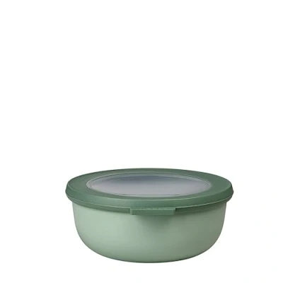 Abbildung von Mepal Multi Bowl Cirqula Round Mikrowellen Geschir Geeignet als Luftdichte Aufbewahrungsbox für den Kühlschrank, Mikrowellengeschirr &amp; Frischhaltedosen 750 ml Nordic sage