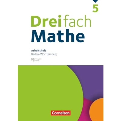 Abbildung von Dreifach Mathe Baden Württemberg 5. Schuljahr: Arbeitsheft mit Medien und Lösungen Inkl. Erklärvideos interaktiven Übungen