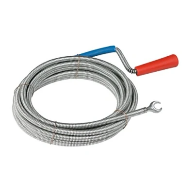 Abbildung von Meister Rohrreinigungswelle Ø 9 mm x 5 m Flexible Spirale mit Kralle Umweltfreundliche Lösung für hartnäckige Verstopfungen / Abflussspirale Rohr Reinigungssspirale Rohrreiniger 9405400