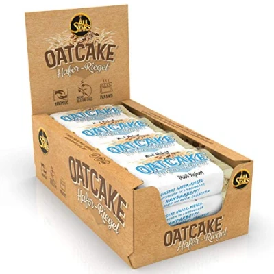 Abbildung von All Stars Oatcake Hafer Riegel Müsli Yoghurt I 12 Energy je 80g Protein Bar mit Haferflocken &amp; hochwertigen Kohlenhydraten süßer super sättigend