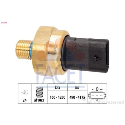 Abbildung von FACET 25.0018 Sensor, Öldruck