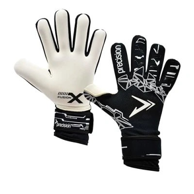 Abbildung von ​​ Precision Fusion X Pro Lite Giga Professional Fußball Erwachsene Torwarthandschuhe Schwarz, 8,5