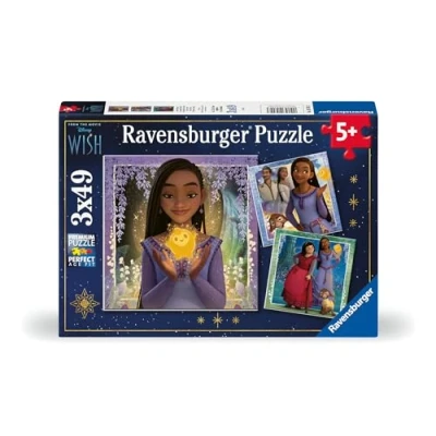 Abbildung von Ravensburger Disney Wish Puzzles 3x49 Teile