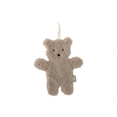 Abbildung von Jollein Schmusetuch Baby Teddy Bear, Olive Green Schnullertuch 100% Polyester Kuscheltier Teddybär