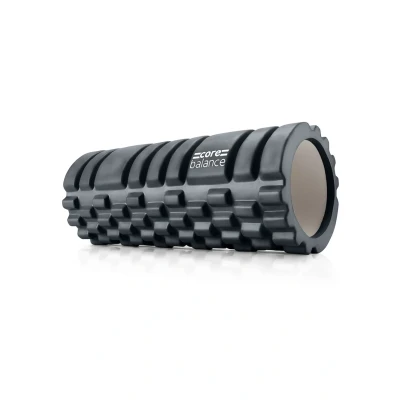 Abbildung von Core Balance FOAM Massage Roller GRID Trigger Target Point GYM Fitness Physio / Yoga, Größe: One Size, Black