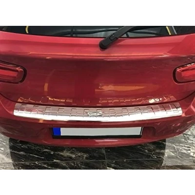 Abbildung von RECAMBO Ladekantenschutz für BMW 1er, F20, F21, ab 2011 , Stoßstangenschutz, V2A rostfrei, Exklusive Optik, praktischer Schutz &amp; perfekte Passform