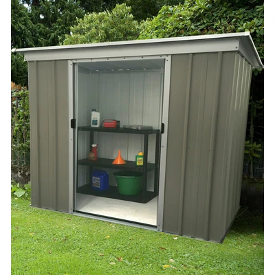 Abbildung von YARDMASTER Gerätehaus Brandenburg 64TPZ, BxT: 198x119 cm, Metall