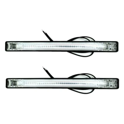 Abbildung von MelTruck® 2x LED Umrissleuchte Positionsleuchte 12V 24V LKW Anhänger E9… (Rot (farbloser Schirm))