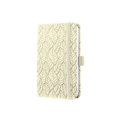 Abbildung von SIGEL JN302 Notizbuch Tagebuch Jolie, ca. A6, liniert, Hardcover, Gummiband, Stifteschlaufe, Einsteckfach, Design Vanilla Garden, für Frauen und Mädchen viele Modelle