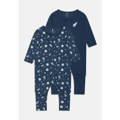 Abbildung von Name it Nbmnightsuit ZIP Dark Space 2 PACK Pyjama für Kinder, Größe: 50, denim