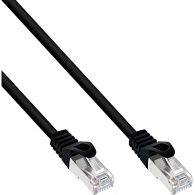 Abbildung von InLine 72502S Patchkabel, SF/UTP, Cat.5e, schwarz, 2m