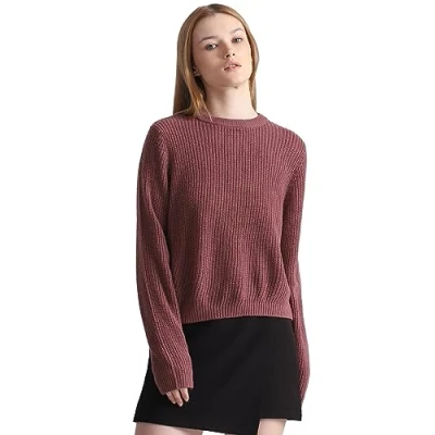 Abbildung von ONLY Malavi L/S Cropped NOOS Strickpullover, Damen, Größe: XL, Rose brown