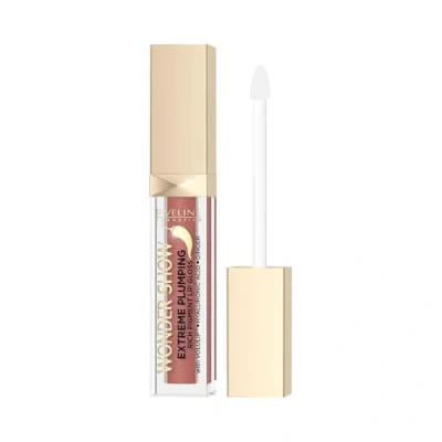 Abbildung von Eveline Cosmetics Wonder Show Volumenverstärkender Lipgloss Nr. 03 English Rose Aufpolsternd, Feuchtigkeitsspendend, Vegane Formel mit Volulip, Chili &amp; Ingwerextrakt 6,8 ml