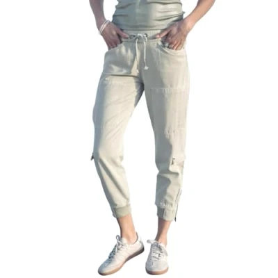 Abbildung von Freeman T. Porter Cargohose Celine Jazz desert sage Elastikbund mit Tunnelzug