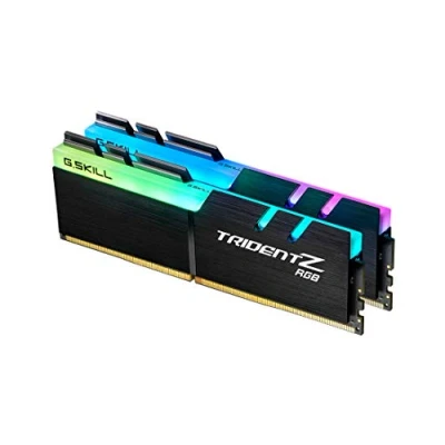 Abbildung von G.SKILL TridentZ RGB Serie DDR4 (64 GB: 2 x 32 GB), DIMM 288 Pin, ungepuffert, F4 4000C18D 64GTZR, schwarz