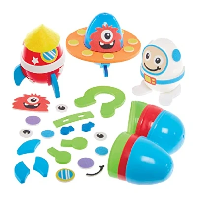 Abbildung von Baker Ross FX530 Sonnensystem Eiform Bausätze 8er Pack, Eier Bastelsets für Kinder