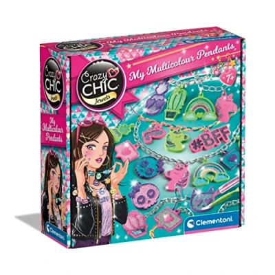 Abbildung von Clementoni® Kreativset Crazy Chic, Meine bunten Anhänger, FSC® schützt Wald weltweit