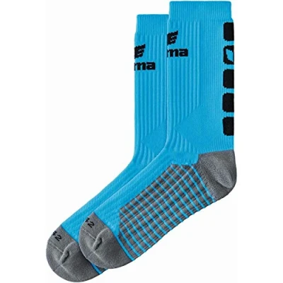 Abbildung von Erima Unisex Classic 5 c Socken, Curacao/Schwarz, 47 EU