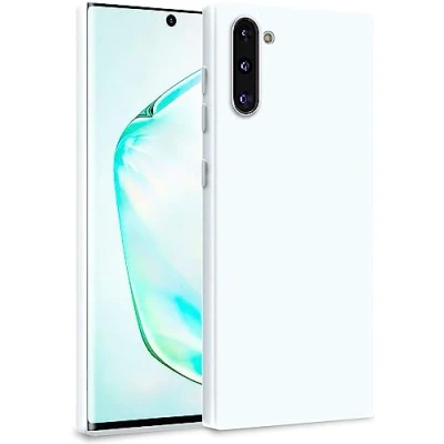Abbildung von MyGadget Hülle für Samsung Galaxy Note 10 Zweilagige Handyhülle mit Kameraschutz Cover Innenfutter &amp; Silikon außen Weiß