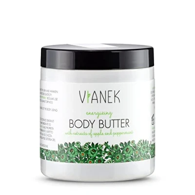 Abbildung von VIANEK energetisierende Körperbutter. Vegan Naturkosmetik für Frauen und Männer. Größe 250ml