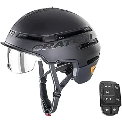Abbildung von Cratoni Unisex Erwachsene Smartride Helme, Schwarz Matt, L