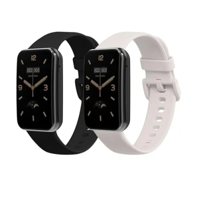 Abbildung von kwmobile Uhrenarmband 2x Sportarmband für Xiaomi Mi Band 7 Pro, Armband TPU Silikon Set Fitnesstracker