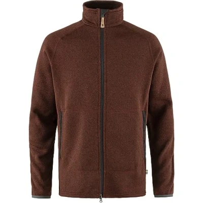 Abbildung von Fjallraven Övik Fleece Zip Sweater M Sweatshirt Herren Herbst Leaf Größe S 87317 215