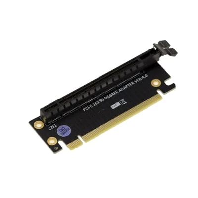 Abbildung von KALEA INFORMATIQUE Riser Adapter 90 Winkel für PCIe Steckplatz PCI Express x16 3.0, 3.1 und 4.0 kompatibel