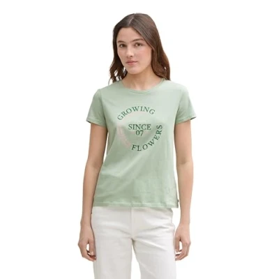 Abbildung von TOM TAILOR Denim Gestreiftes T Shirt, small red White Stripe, XL