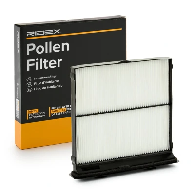 Abbildung von RIDEX 424I0885 Innenraumfilter Pollenfilter, Filtereinsatz 232mm 220mm 19mm SUBARU: XV II, Forester V, Impreza V Schrägheck