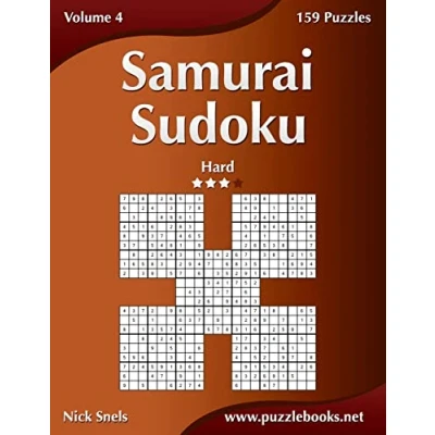 Abbildung von Samurai Sudoku Hard Volume 4 159 Puzzles