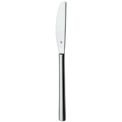 Abbildung von WMF Palermo Menümesser mono 23,2 cm, Monobloc Messer, Tafelmesser Cromargan Edelstahl poliert, glänzend, spülmaschinenfest, Grau