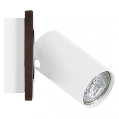 Abbildung von LEDVANCE DECOR SPOT MERCURY, 1 x 3,4W, 230lm, Holzoptik, weiß, Spotleuchte, verstellbare Köpfe, vielseitig anwendbar, Innenraumspot, austauschbare LED Lampen, warmweiße Lichtfarbe, GU10